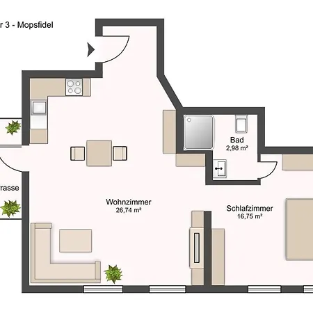 Mopsfidel Apartment